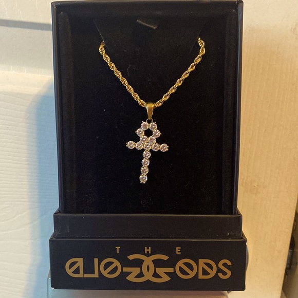 Gold Gods Chain w/Pendant - Picture 1 of 2